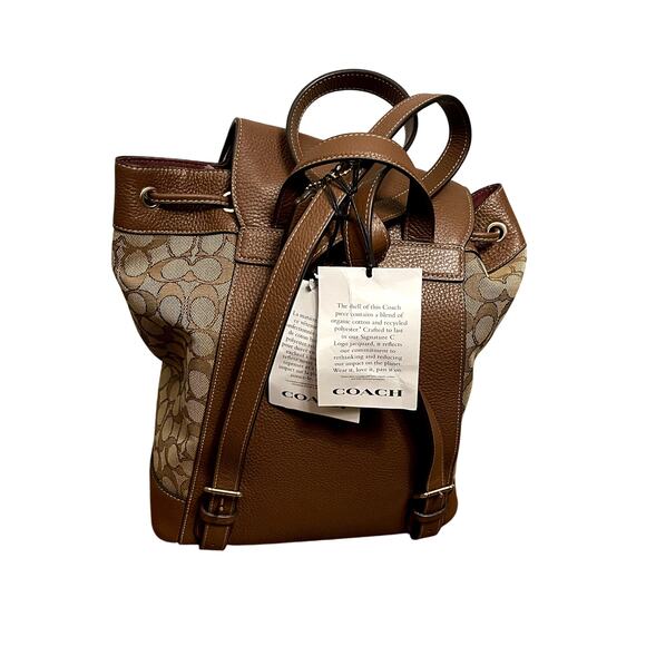 NWT Coach Dempsey Drawstring Backpack (CE601) - Picture 2 of 13